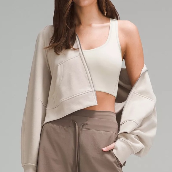 Lululemon Wundermost Ultra-Soft Nulu Scoop-Neck Cropped Tank - Picture 3 of 5